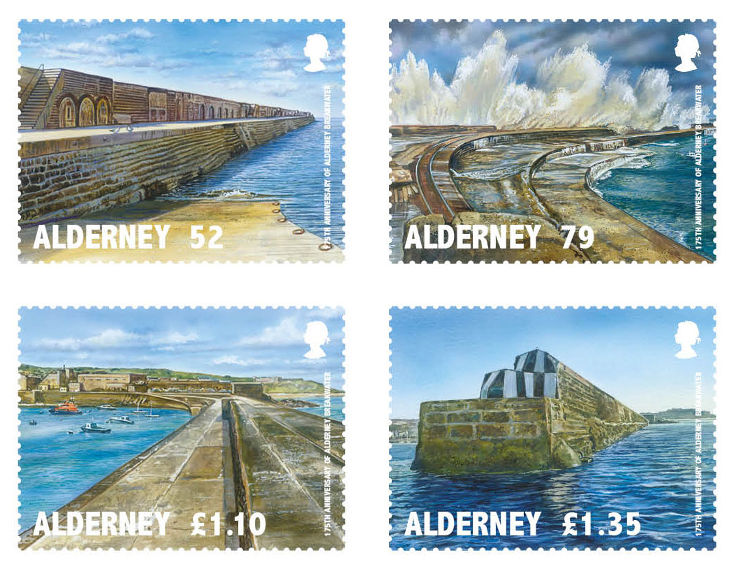 Guernsey Post commemorates 175th Anniversary of the Alderney Breakwater